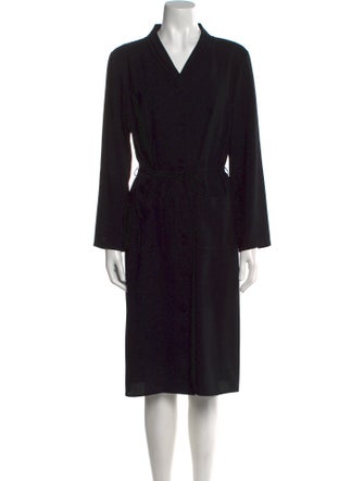 Agnes B. V-Neck Midi Length Dress