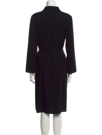 Agnes B. V-Neck Midi Length Dress