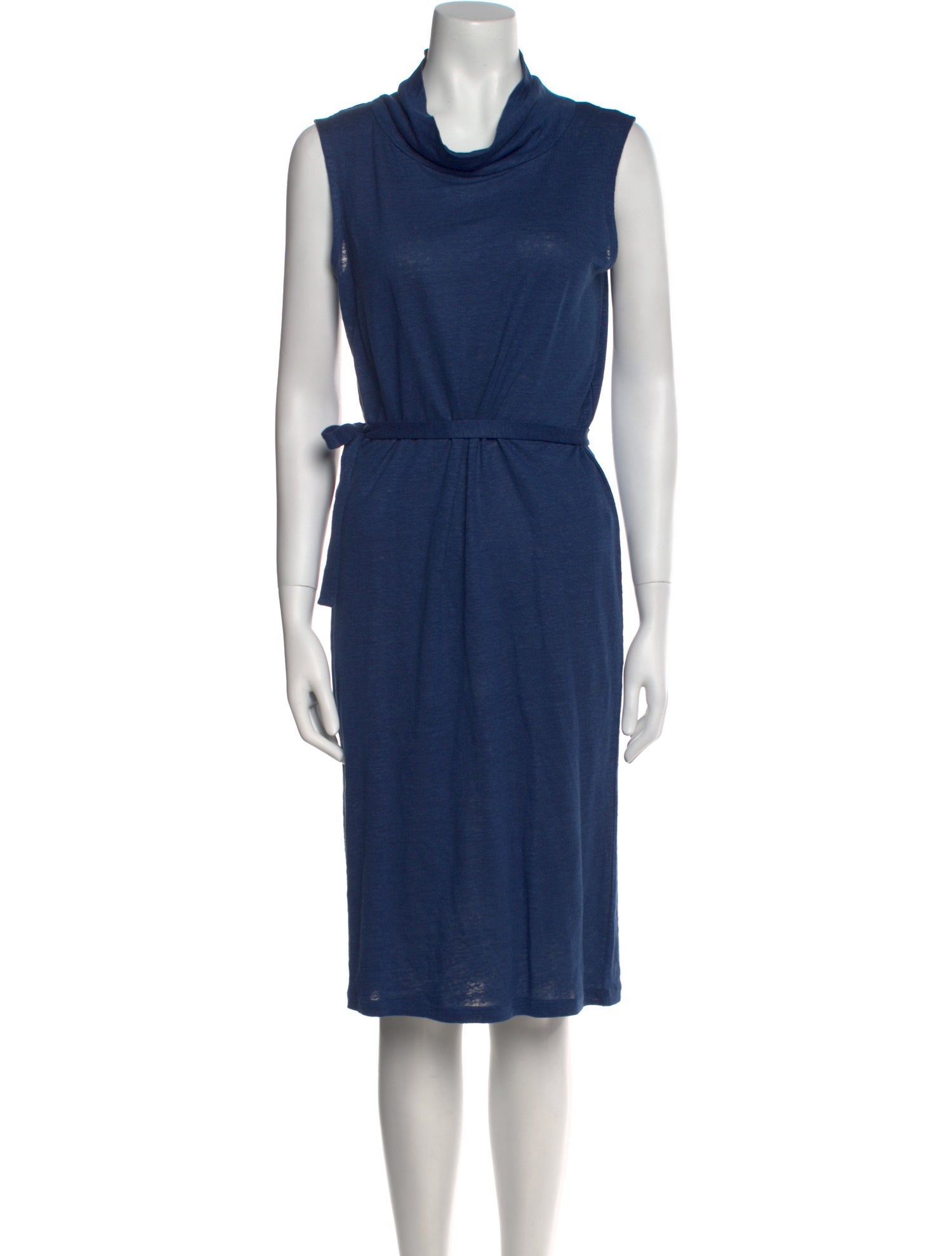 Agnes B. Linen Midi Length Dress