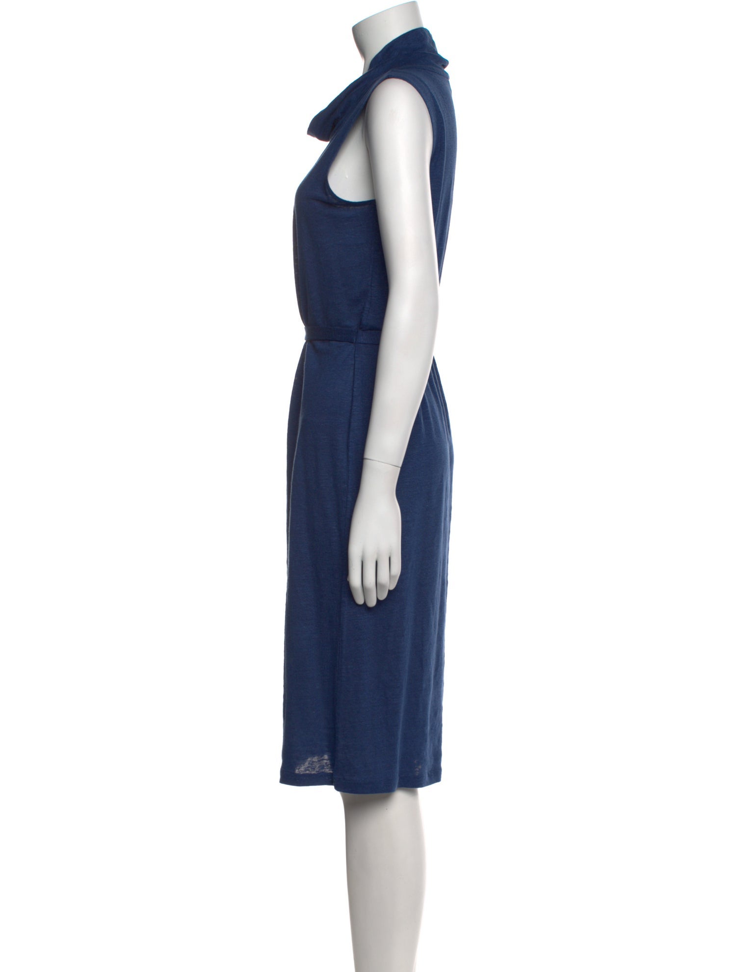 Agnes B. Linen Midi Length Dress