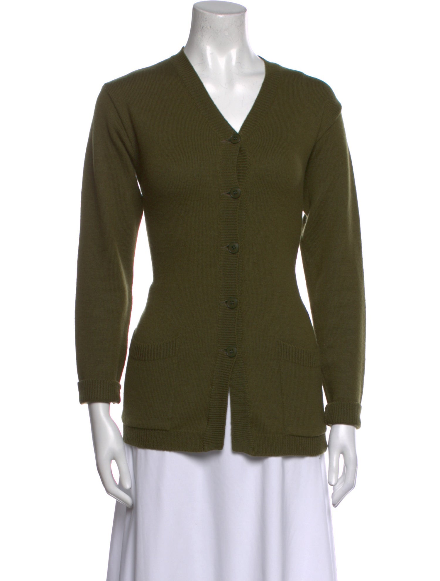 Agnes B. Wool V-Neck Sweater