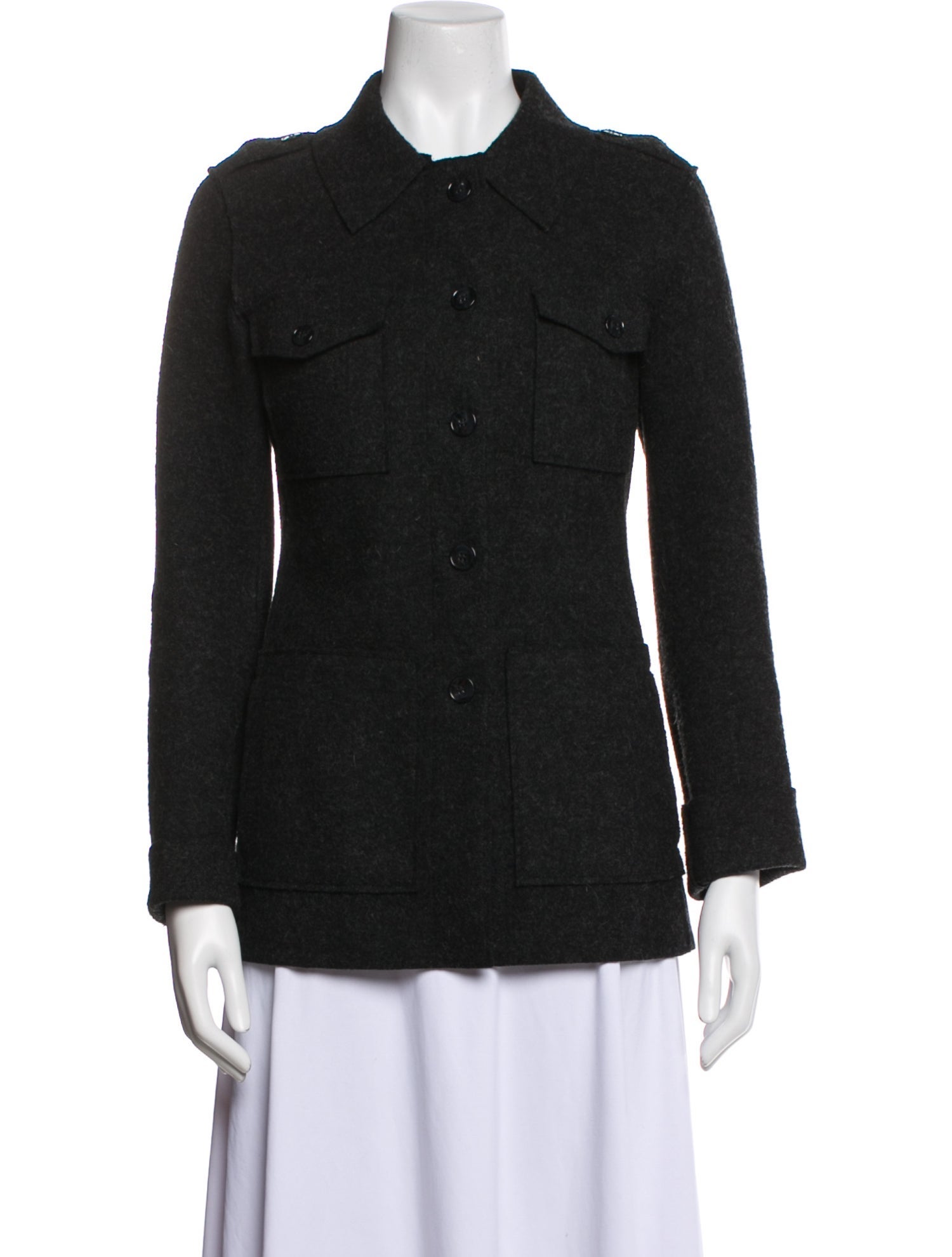 Agnes B. Wool Denim Jacket