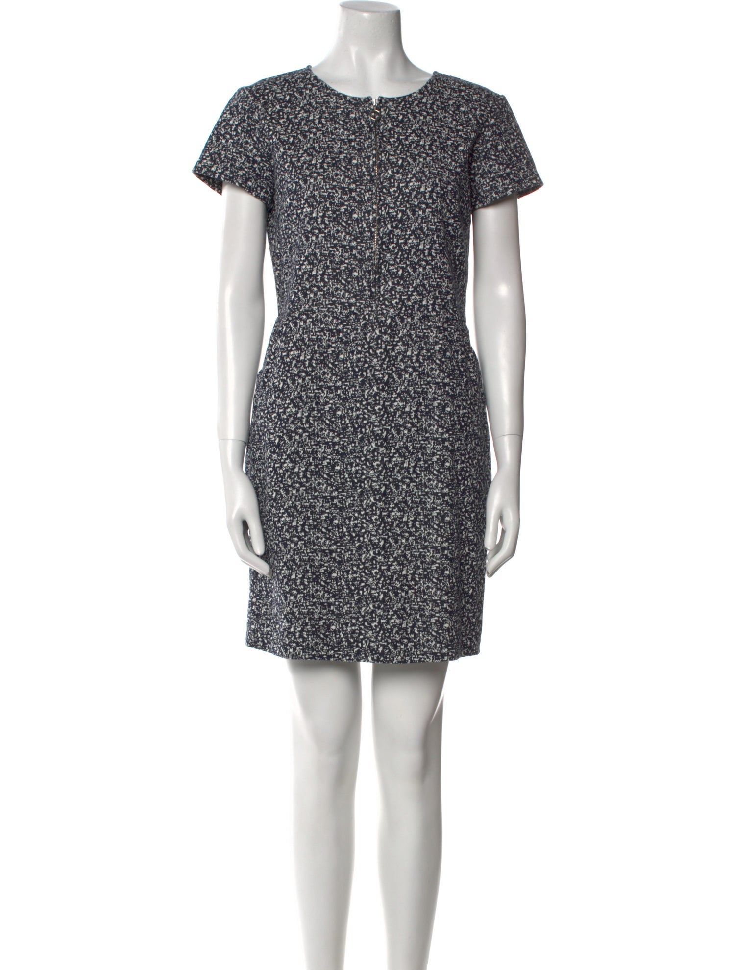 Agnes B. Crew Neck Mini Dress