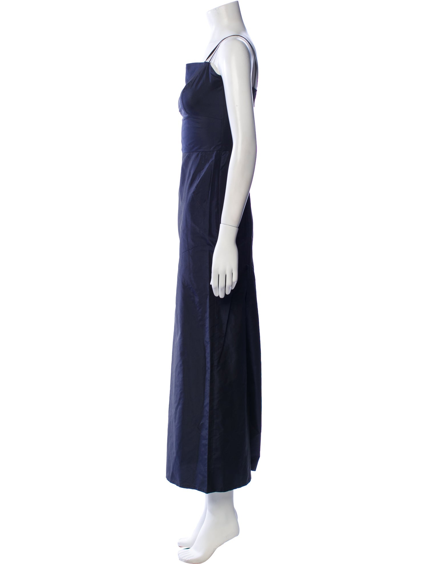 Agnes B. Silk Long Dress