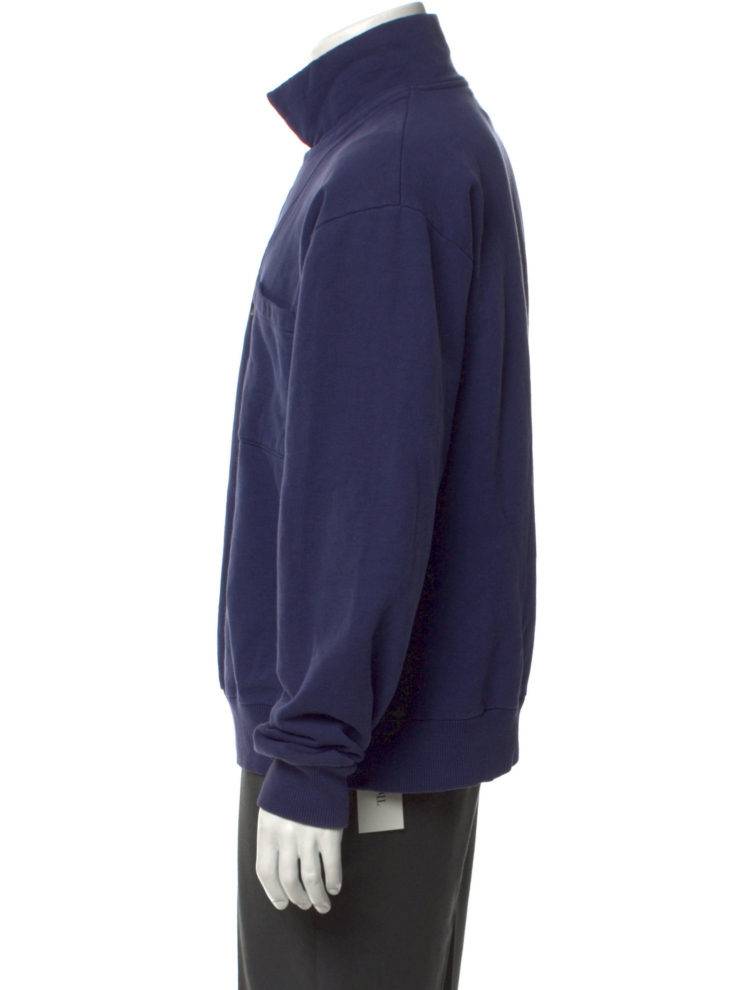 Agnes B. Mock Neck Long Sleeve Sweatshirt