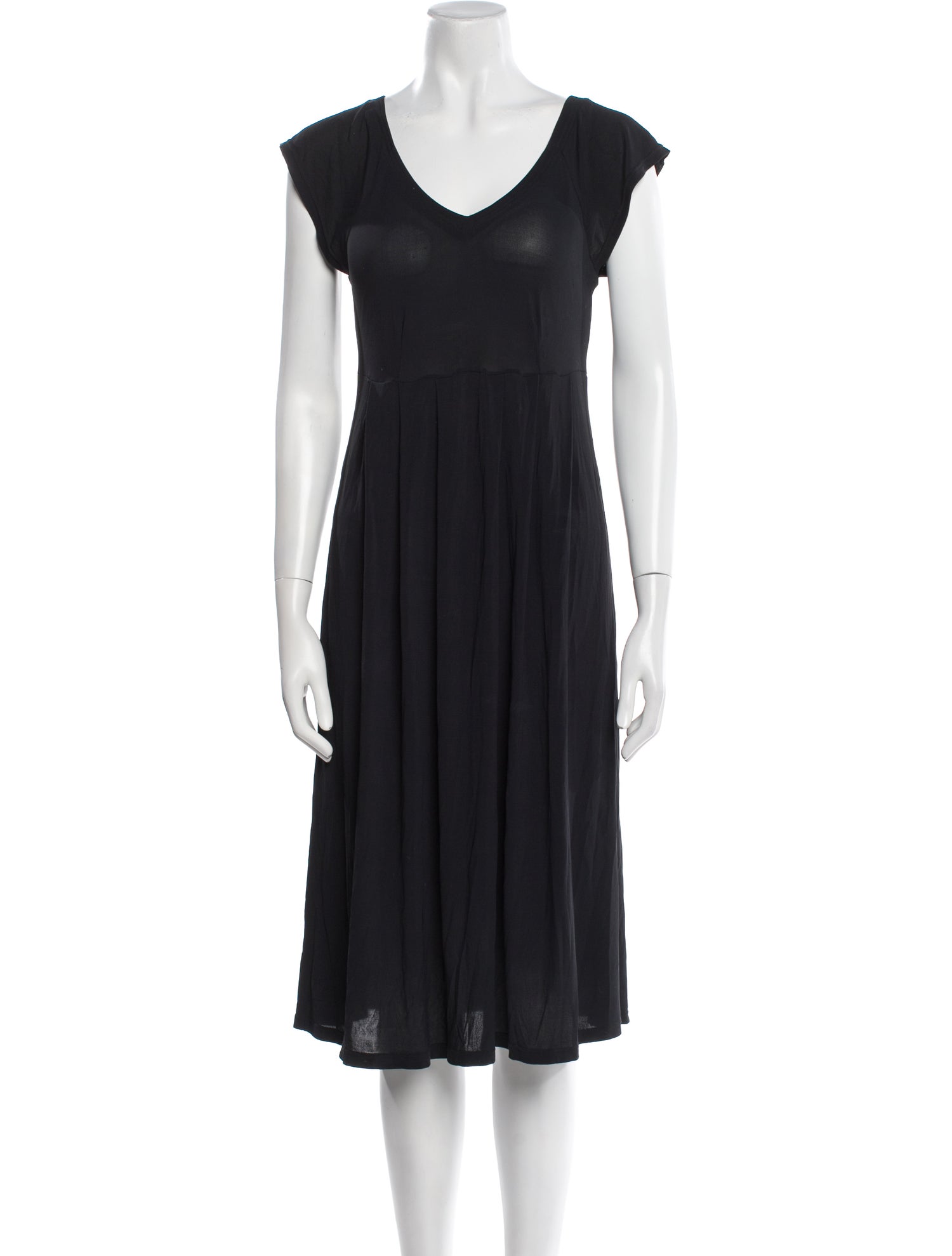 Agnes B. V-Neck Knee-Length Dress
