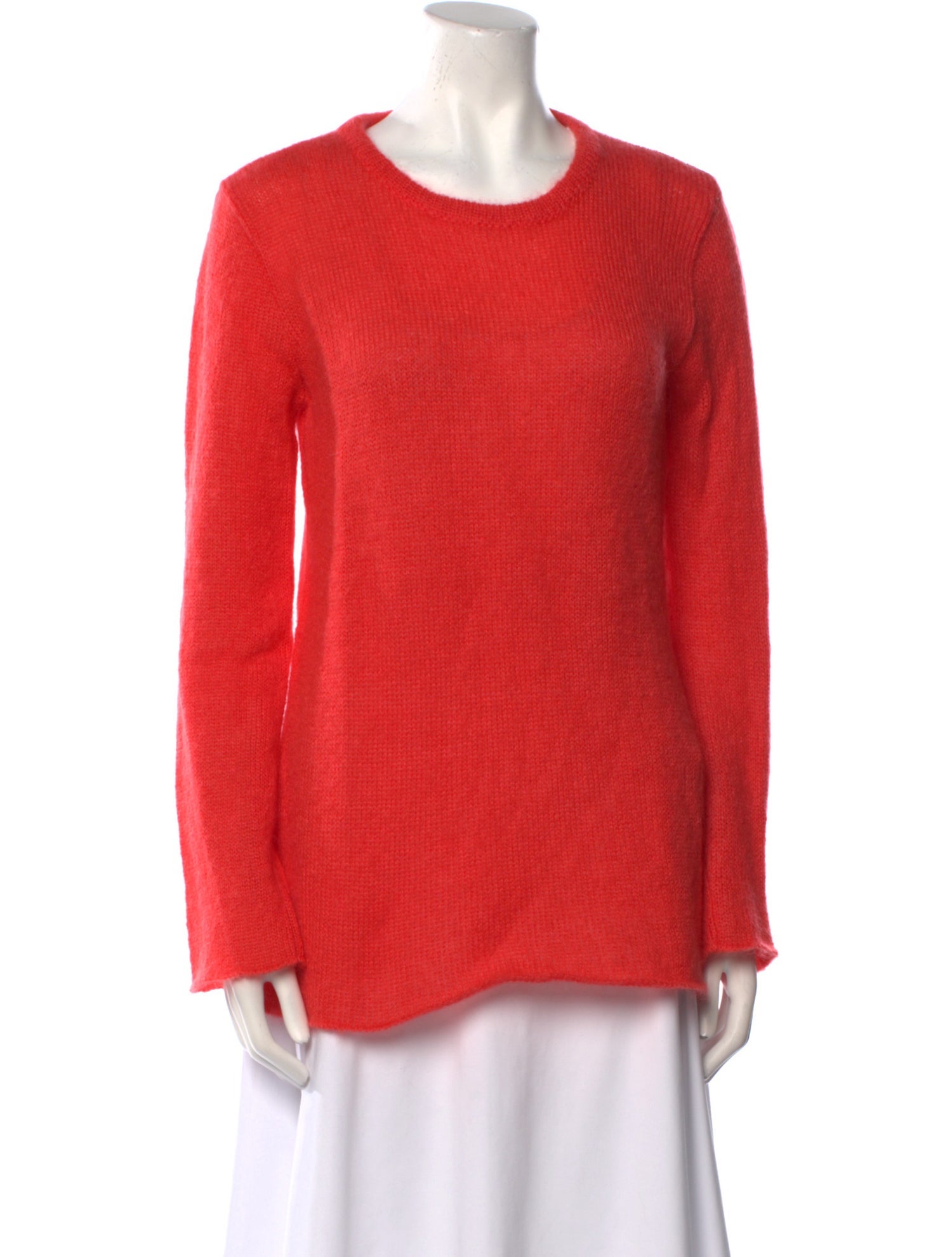 Agnes B. Mohair Scoop Neck Sweater