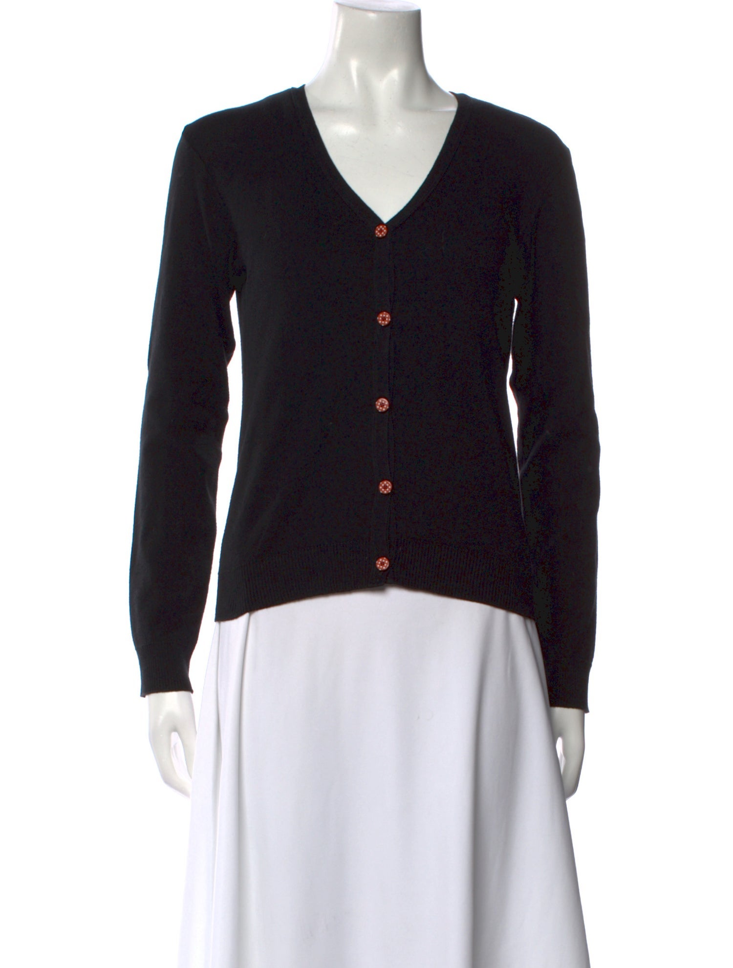 Agnes B. Wool V-Neck Sweater