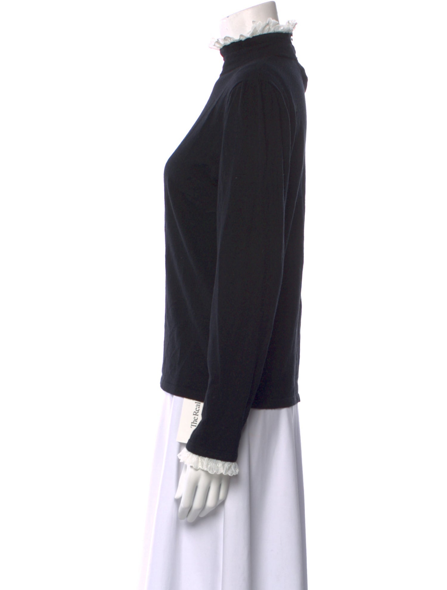 Agnes B. Wool Mock Neck Sweater