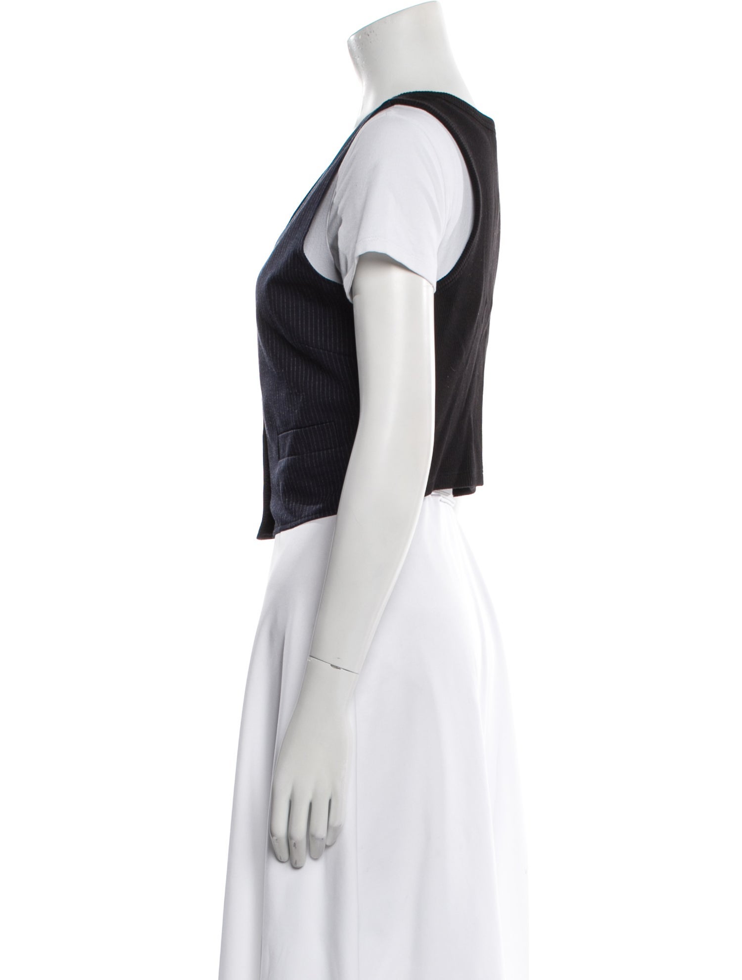 Agnes B. Striped Vest w/ Tags