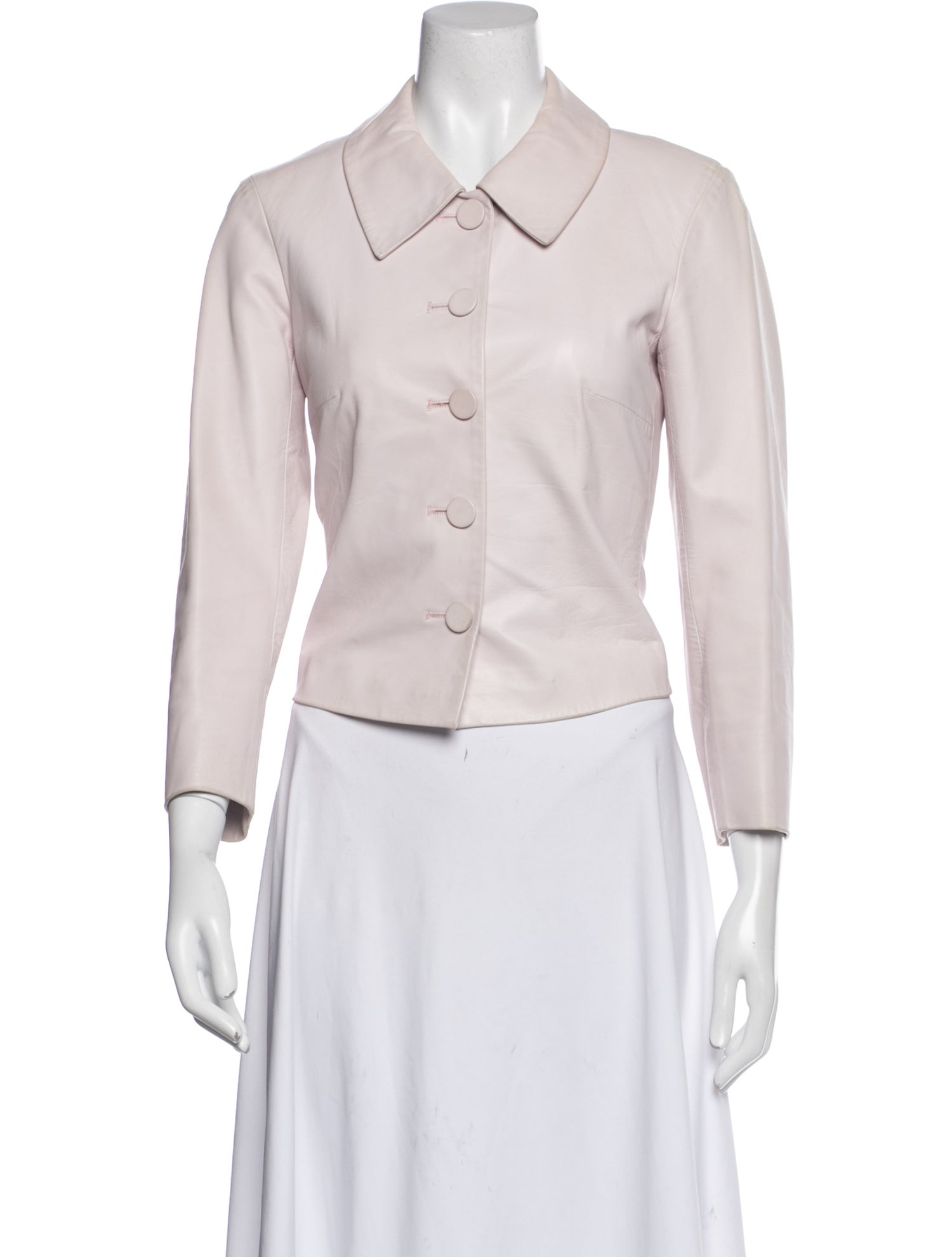 Agnes B. Leather Bolero