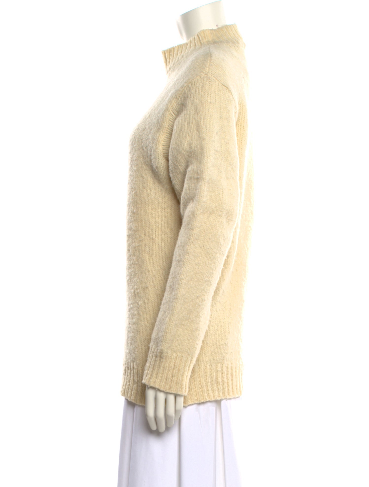 Agnes B. Wool Mock Neck Sweater