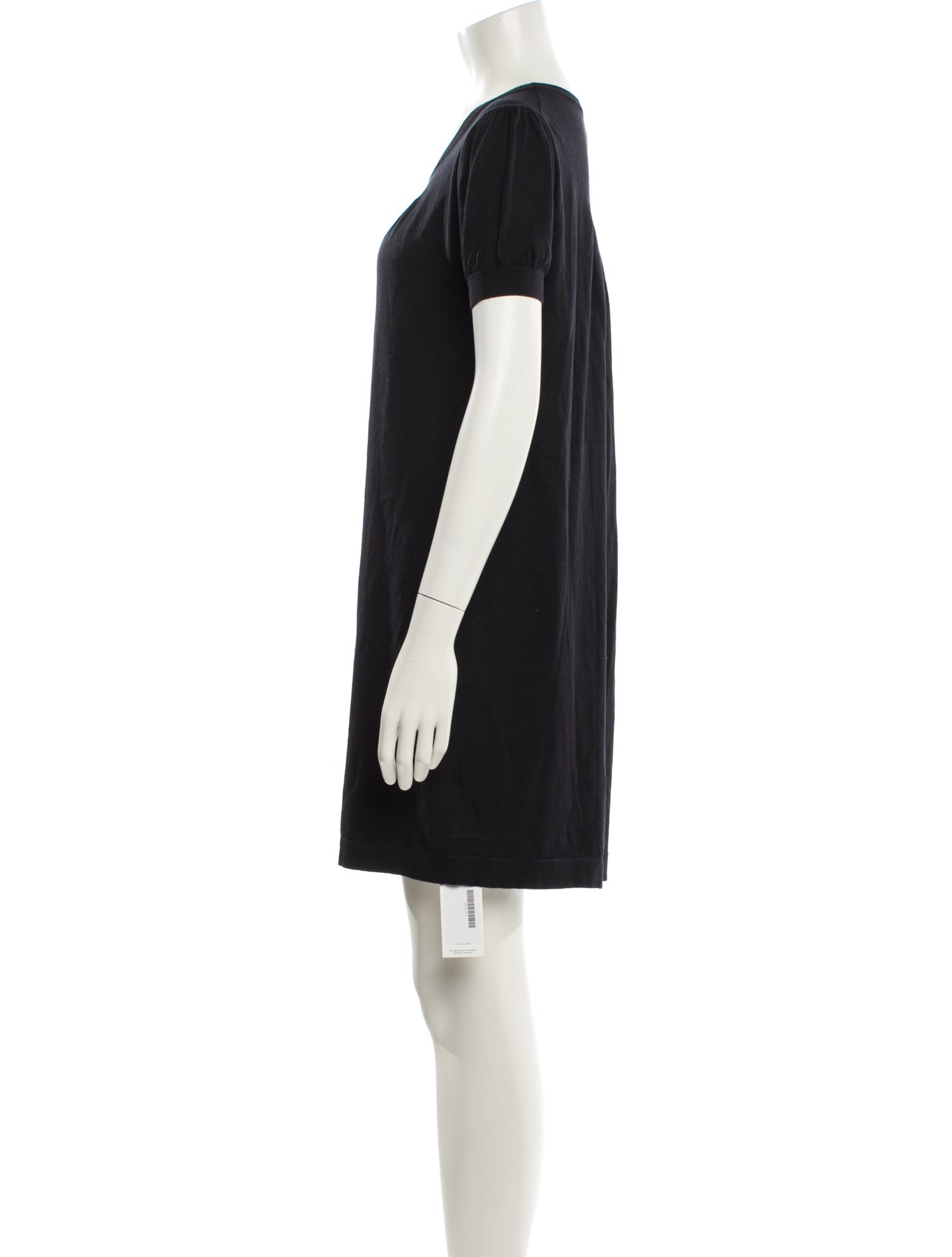 Agnes B. Scoop Neck Mini Dress