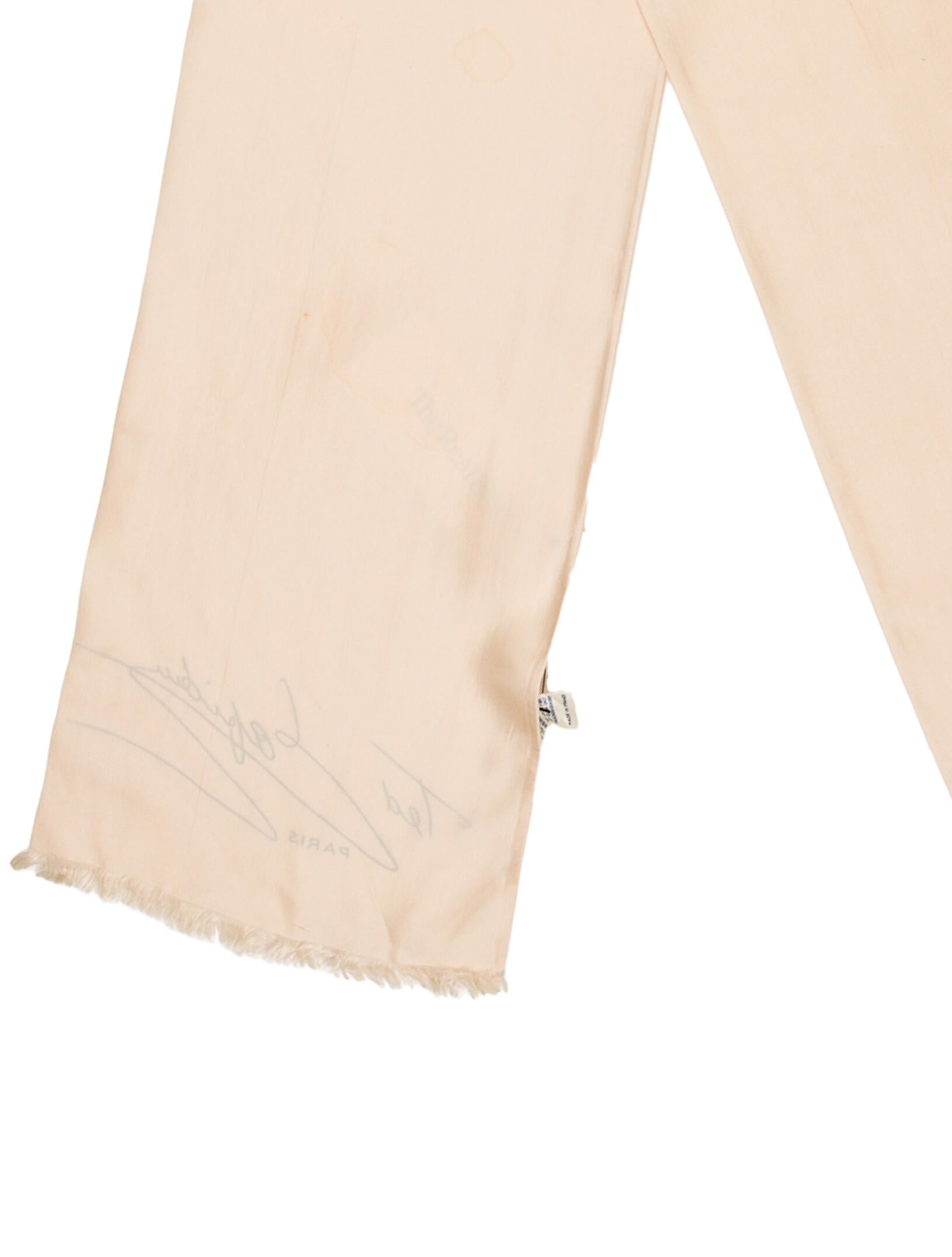 Ted Lapidus Silk Graphic Print Scarf