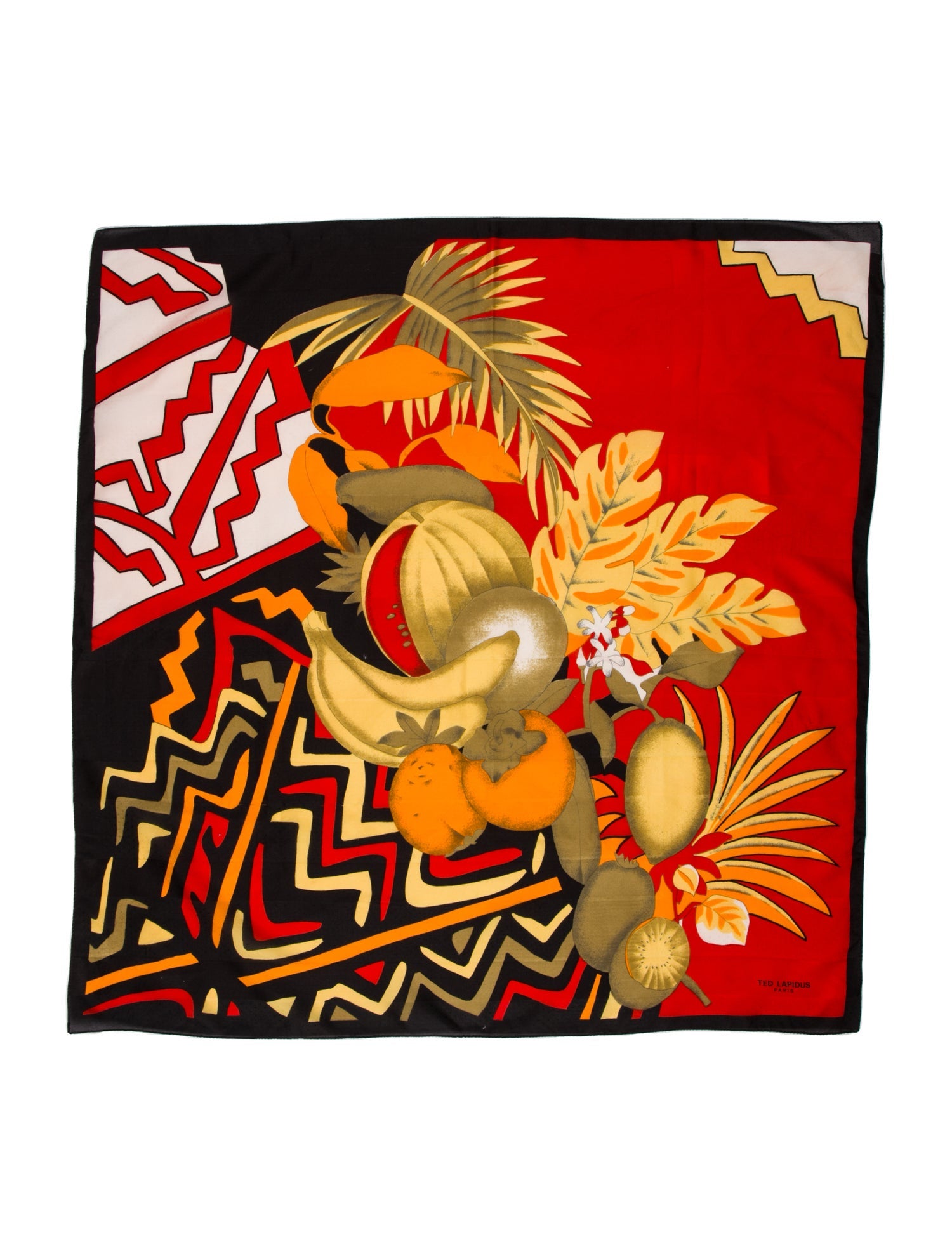 Ted Lapidus Printed Scarf