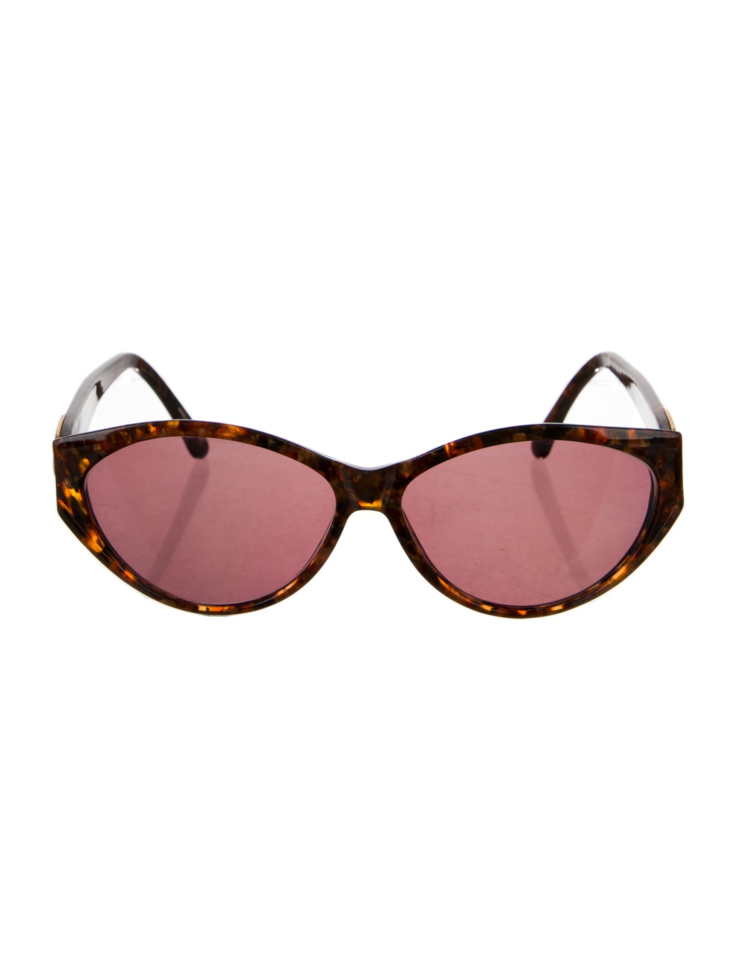 Ted Lapidus Cat-Eye Tinted Sunglasses