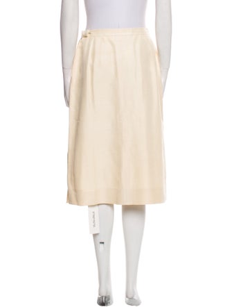 Ted Lapidus Silk Knee-Length Skirt