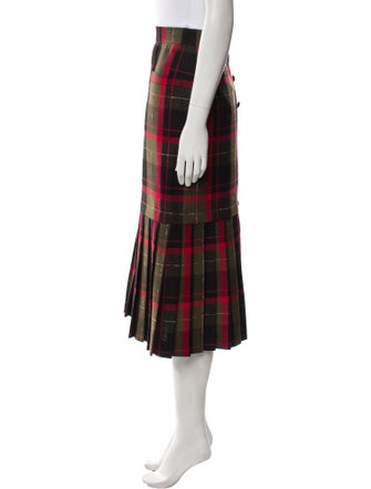 Ted Lapidus Wool Midi Length Skirt