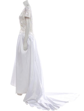 Ted Lapidus Scoop Neck Long Dress