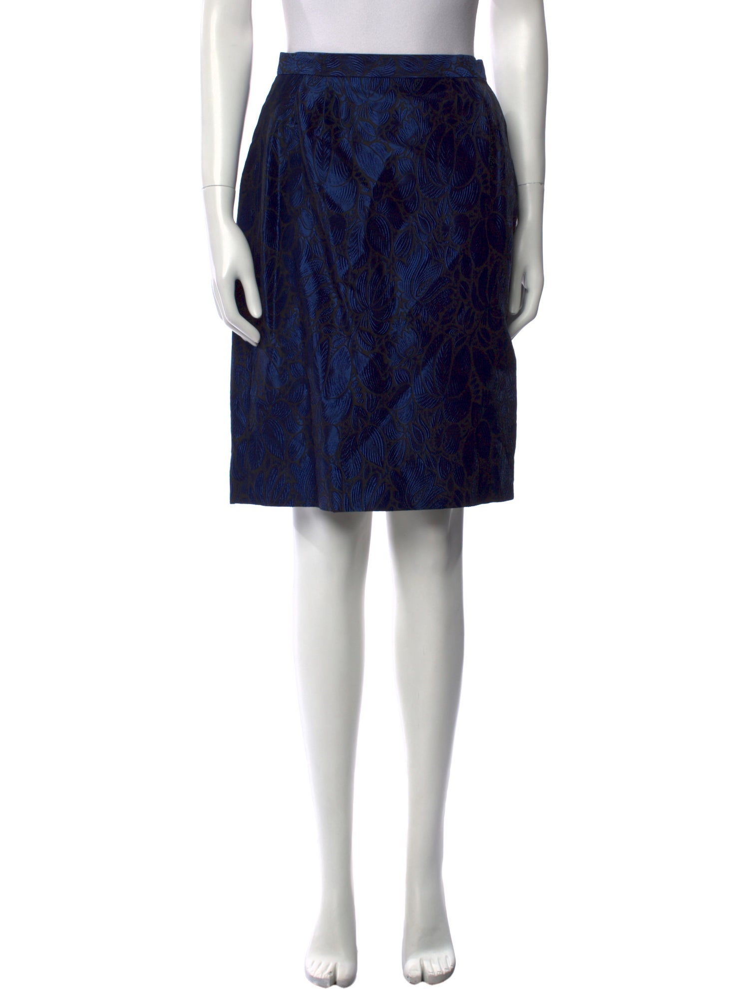 Ted Lapidus Printed Knee-Length Skirt