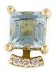 Paige Novick 18K Aquamarine & Diamond Stud Earring