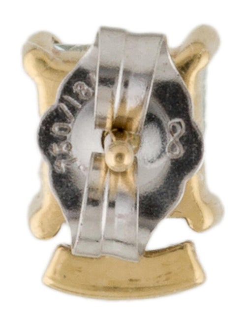 Paige Novick 18K Aquamarine & Diamond Stud Earring