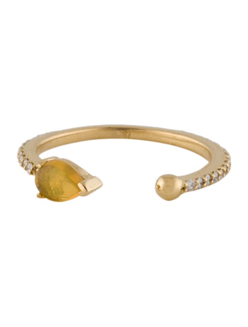 Paige Novick 18K Opal & Diamond Cocktail Ring