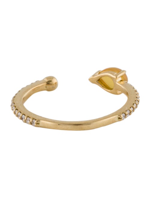 Paige Novick 18K Opal & Diamond Cocktail Ring