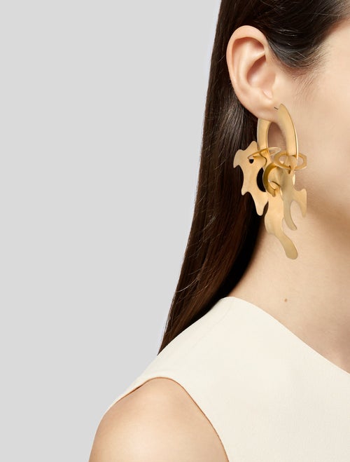 Paige Novick x Tibi The Missing Piece Single Sculpture Earring