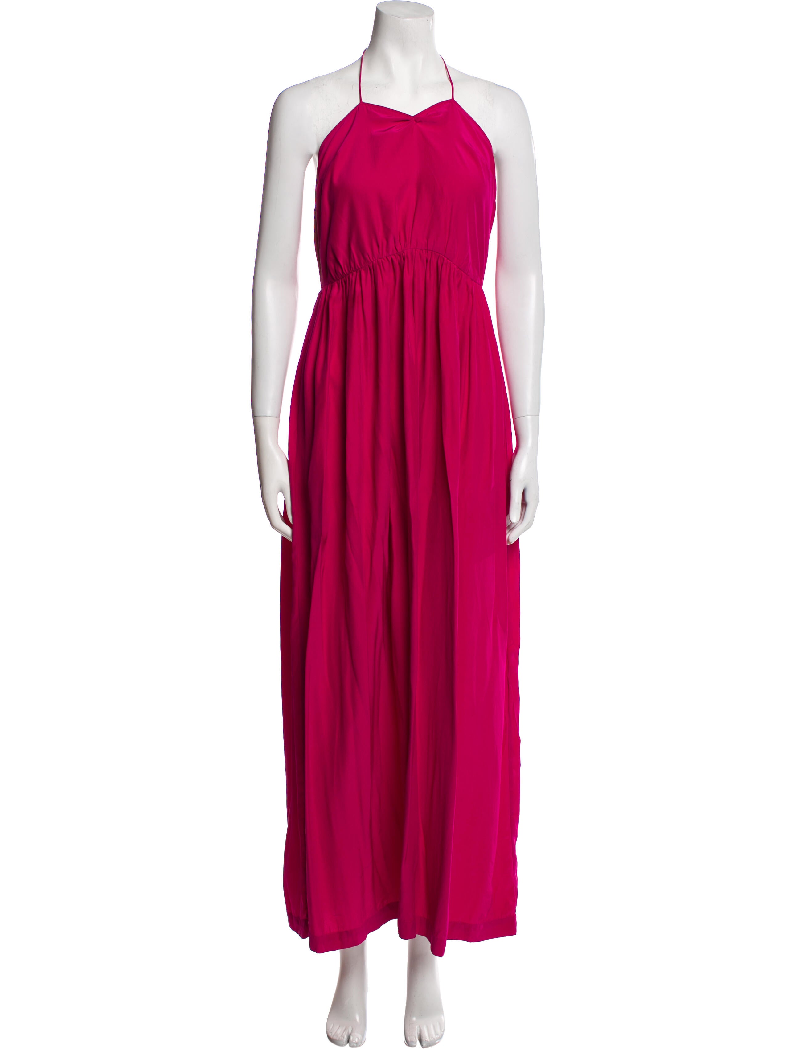 Ryan Roche Halterneck Long Dress