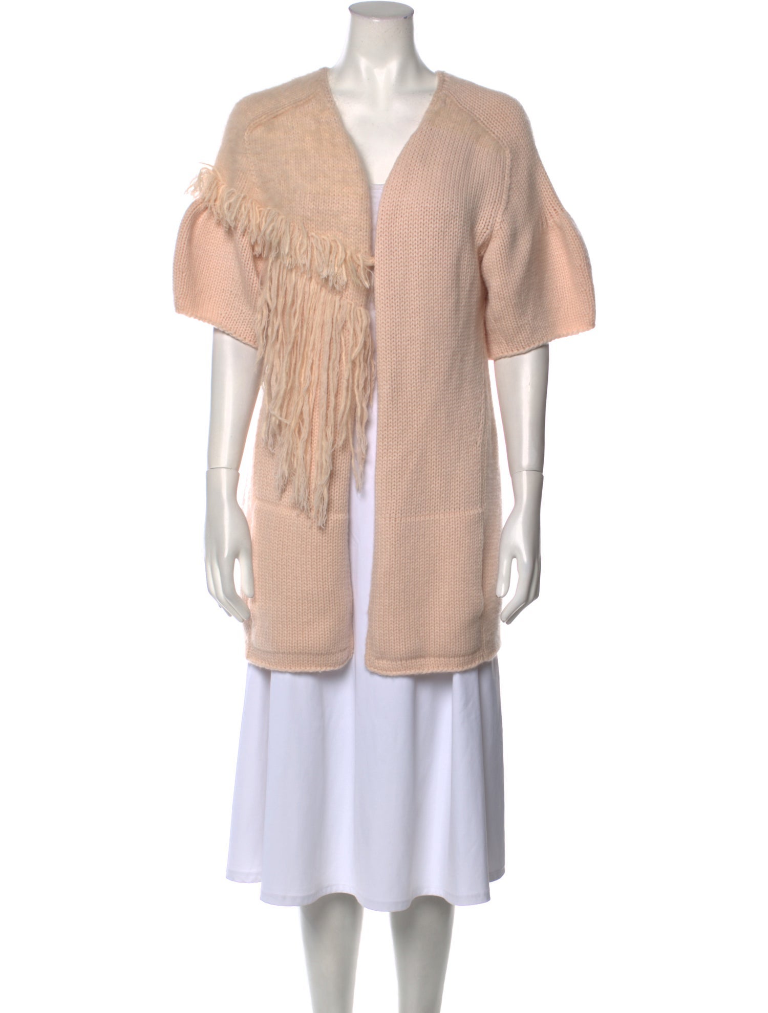 Ryan Roche Cashmere Open Front Sweater