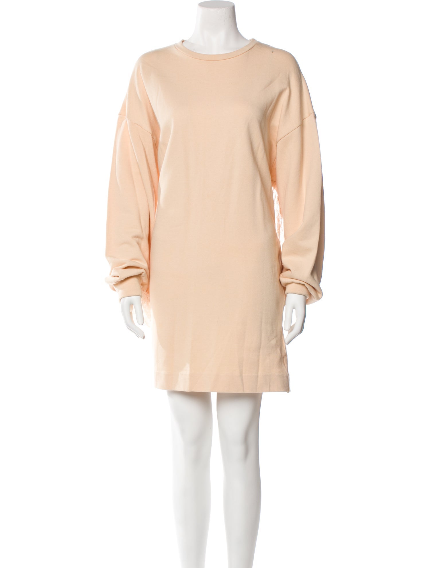 Ryan Roche Crew Neck Mini Dress