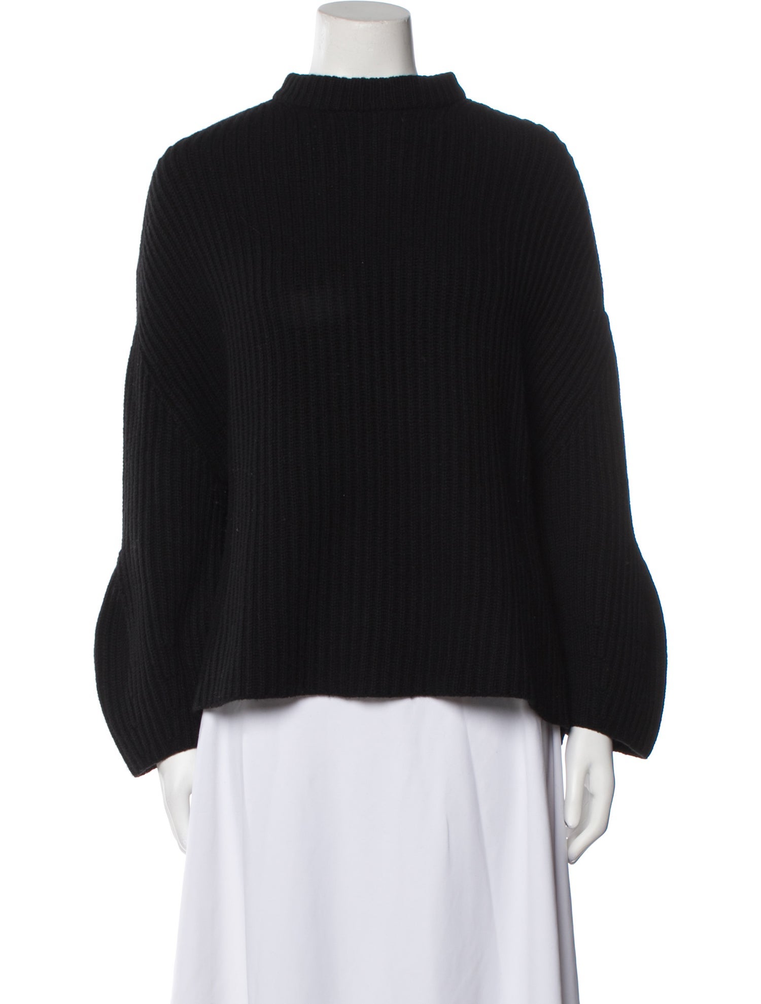 Ryan Roche Cashmere Mock Neck Sweater