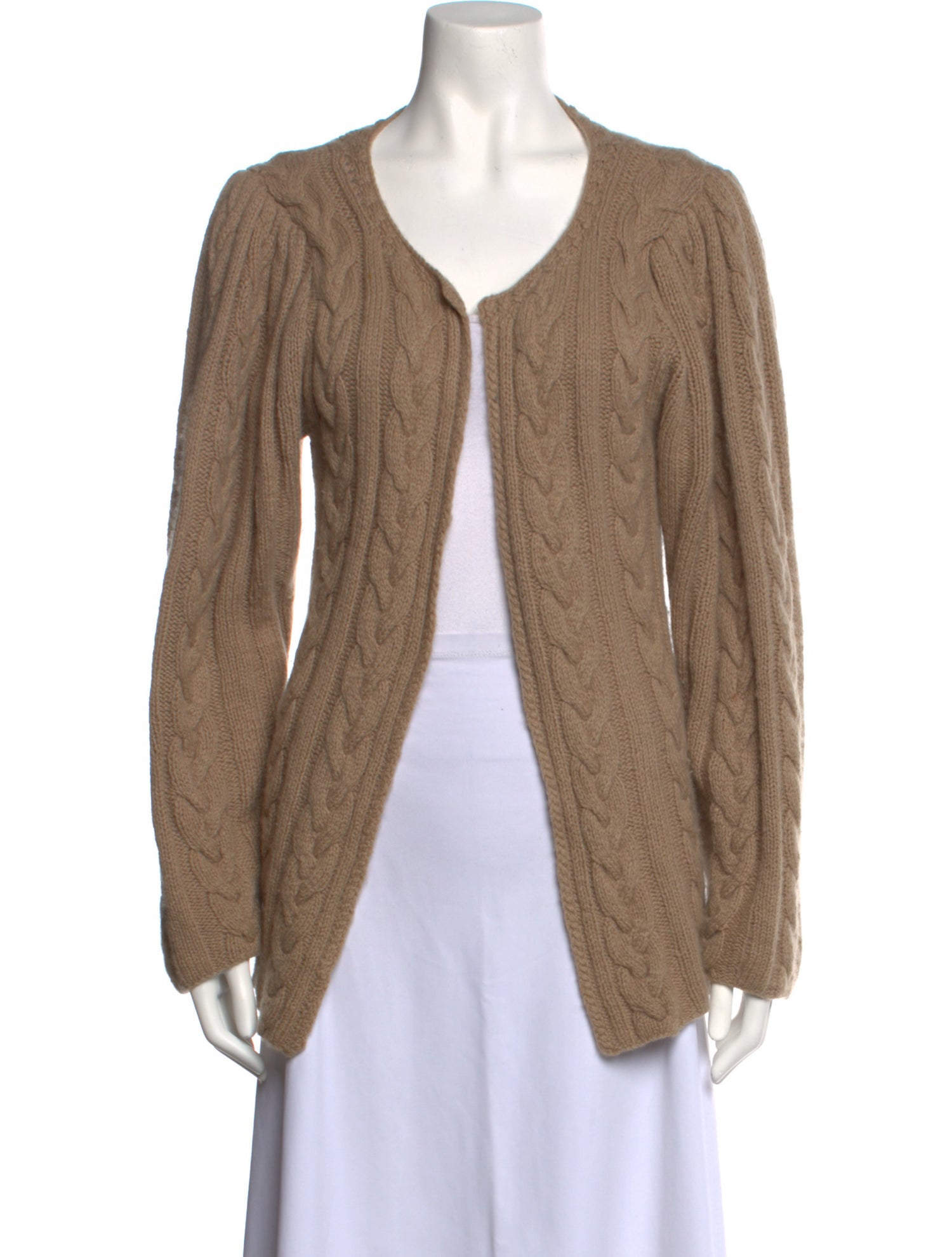 Ryan Roche Cashmere Open Front Sweater