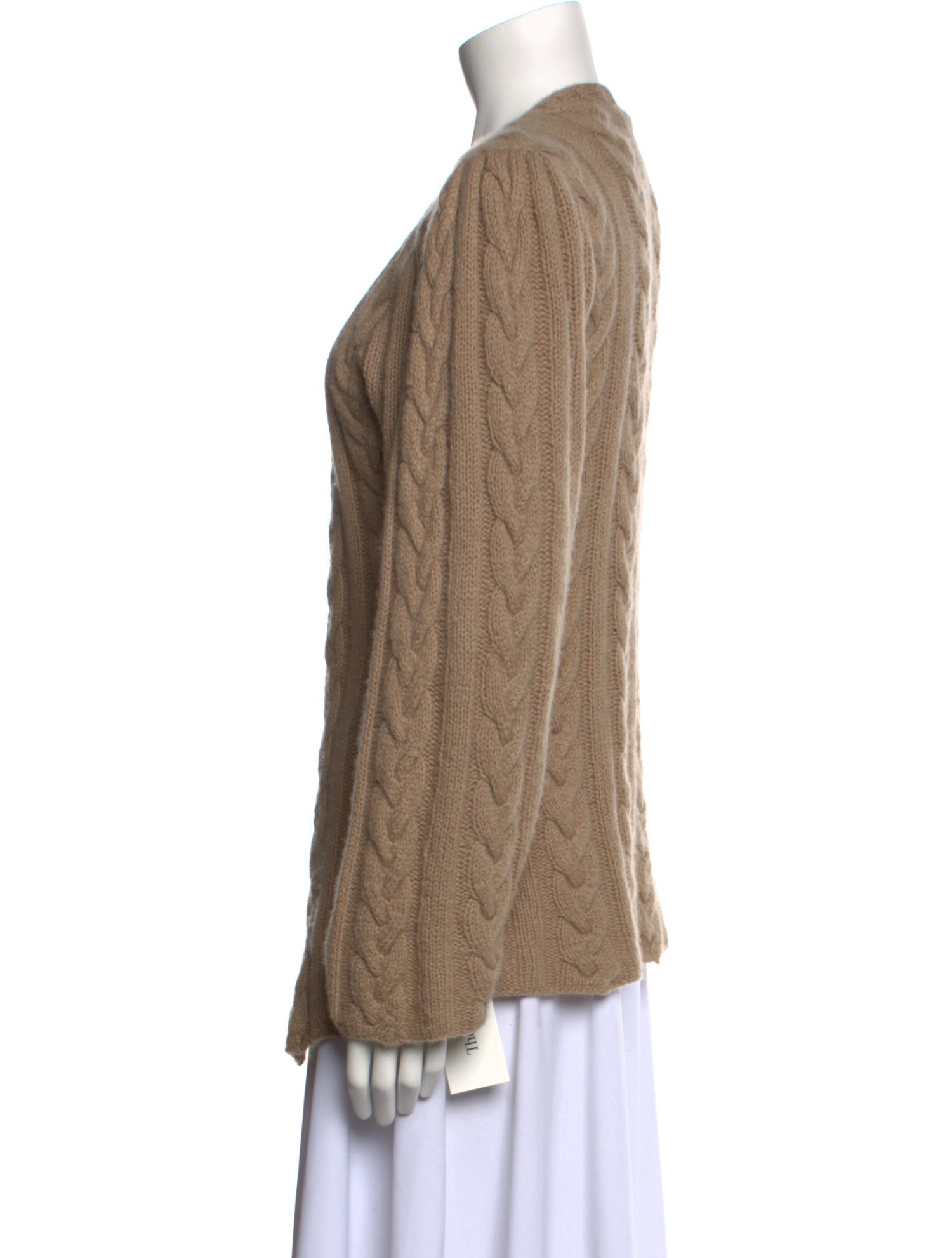 Ryan Roche Cashmere Open Front Sweater