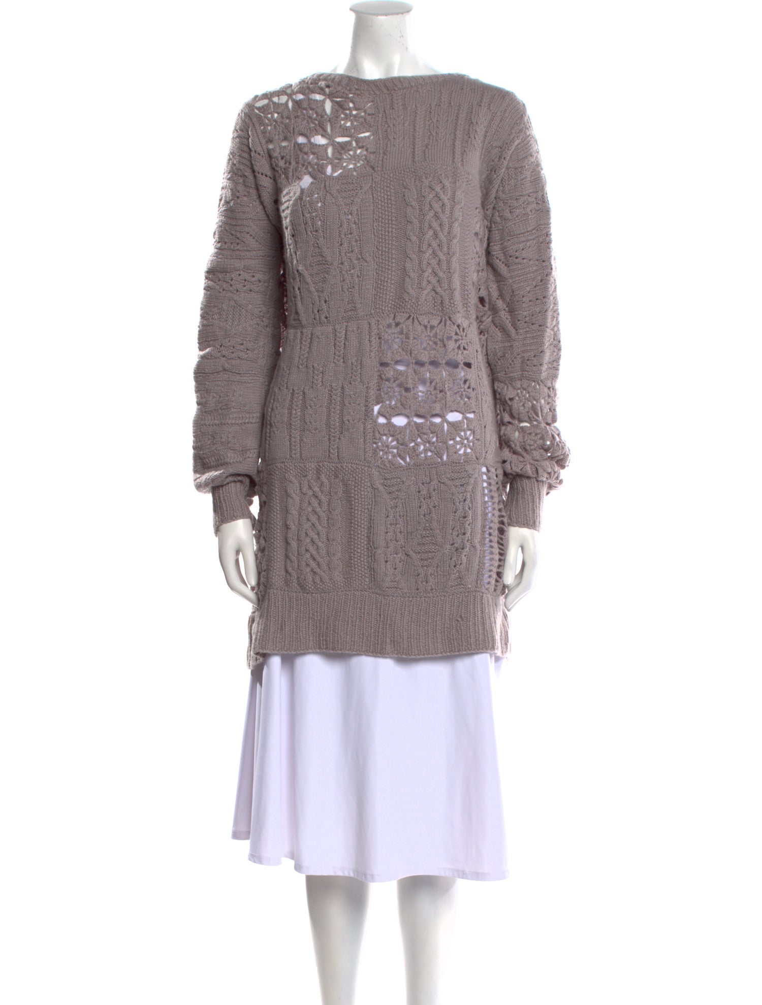 Ryan Roche Cashmere Bateau Neckline Sweater