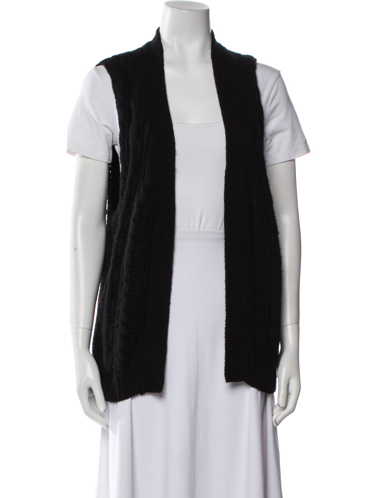 Ryan Roche Open Front Sweater