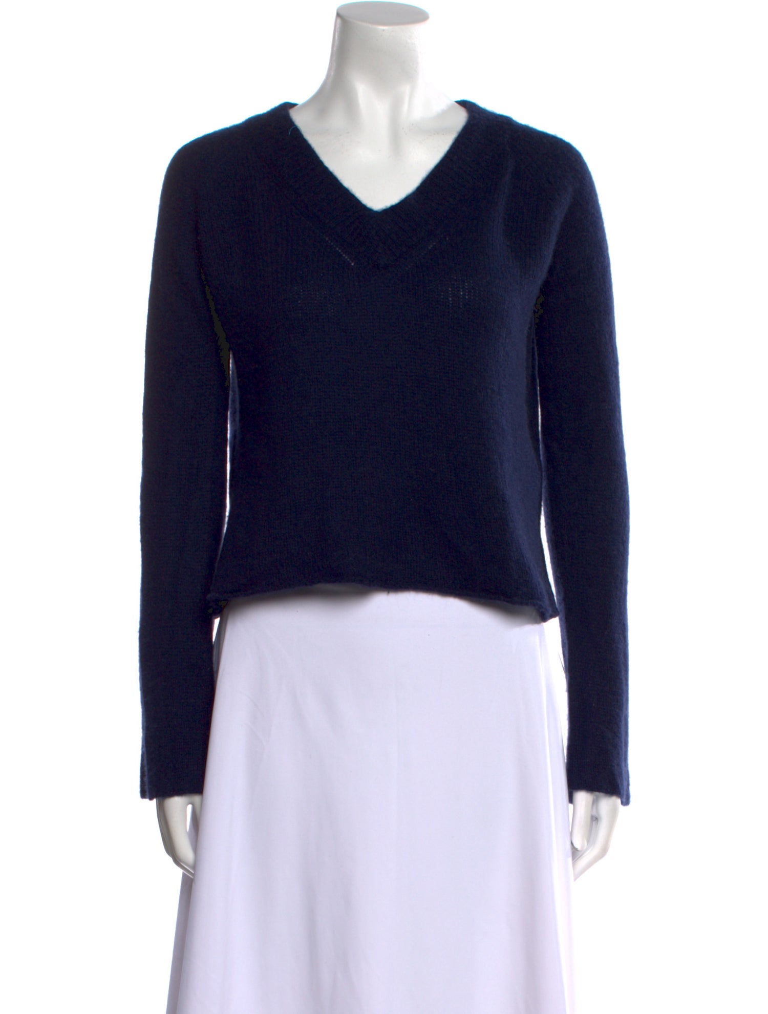 Ryan Roche Cashmere V-Neck Sweater