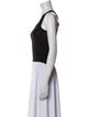 Ryan Roche Scoop Neck Sleeveless Crop Top