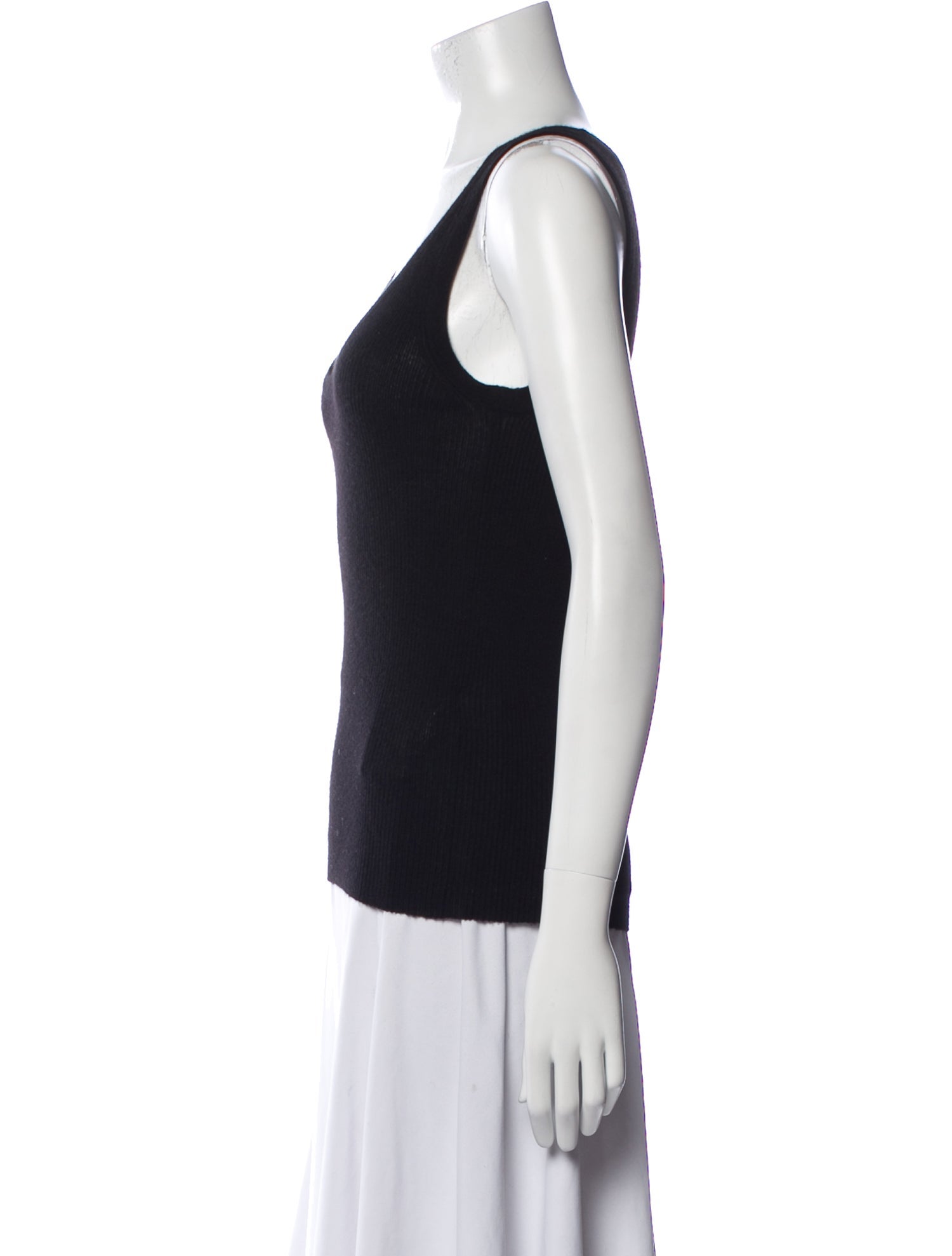 Ryan Roche Cashmere Scoop Neck Top