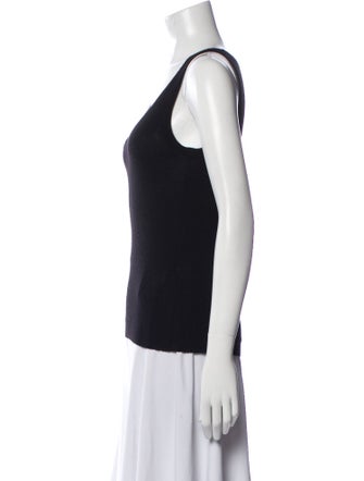 Ryan Roche Cashmere Scoop Neck Top
