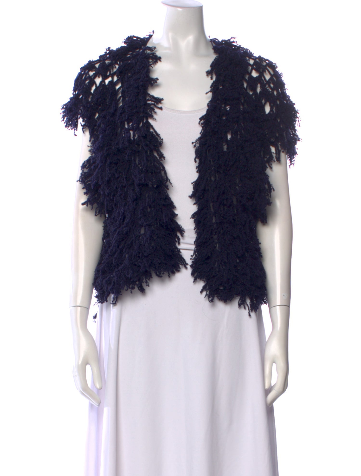 Ryan Roche Cashmere Open Front Sweater