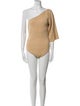 Ryan Roche One-Shoulder Three-Quarter Sleeve Bodysuit
