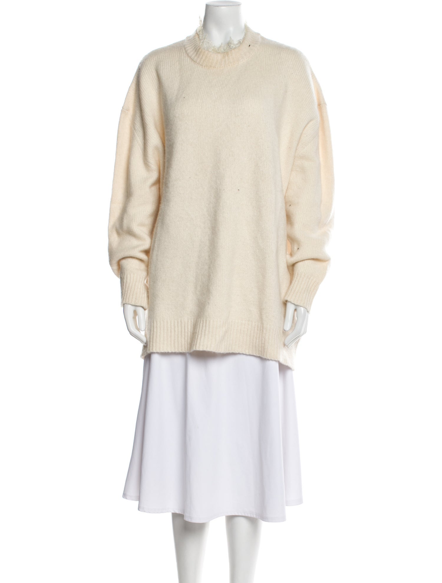 Ryan Roche Cashmere Mock Neck Sweater