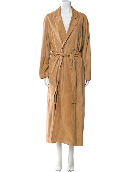 Ryan Roche Suede Trench Coat