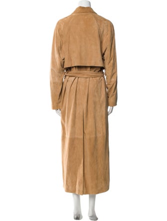 Ryan Roche Suede Trench Coat