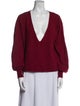 Ryan Roche Cashmere V-Neck Blouse