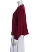 Ryan Roche Cashmere V-Neck Blouse