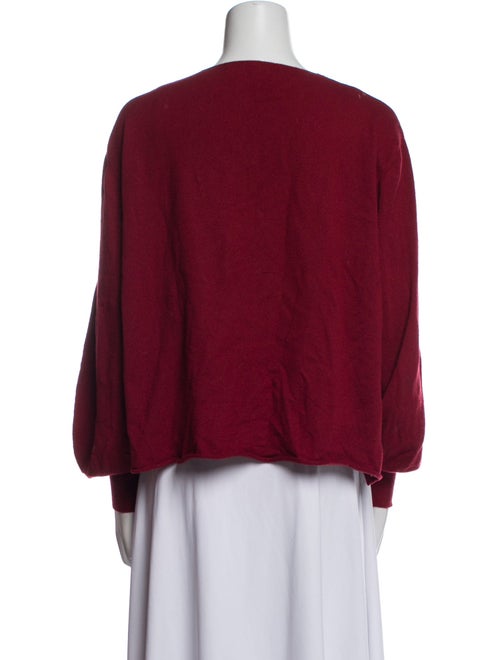 Ryan Roche Cashmere V-Neck Blouse