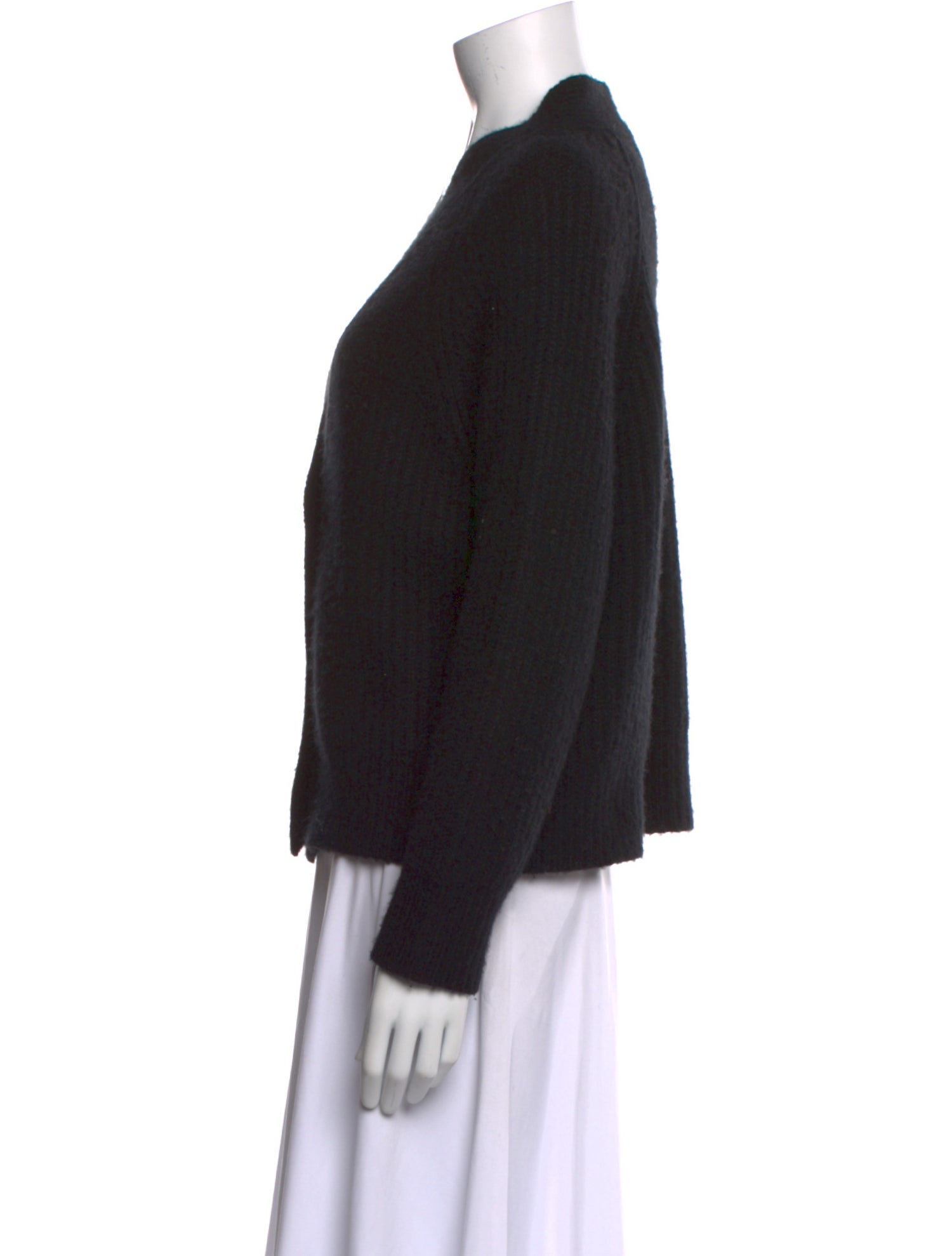 Ryan Roche Cashmere V-Neck Sweater